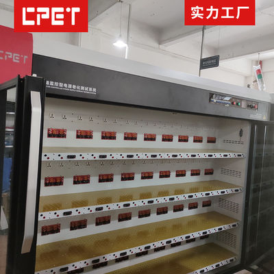 Power Bank Aging Tester with 192CH Load Channels Temperature Monitoring and Multi-Purpose Socket for Mobile Power Burn-In Testing