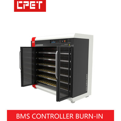 Energy Recovery Burn-In Cabinet with 10-100Vdc/1-30A/3kW and 2.5-60Vdc/0.5-240A/3.2kW for 48 BMS Controllers