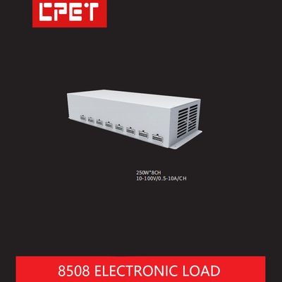250W 8CH Programmable DC Electronic Load For Battery Discharge Aging Test